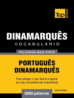 cover image of Vocabulário Português-Dinamarquês